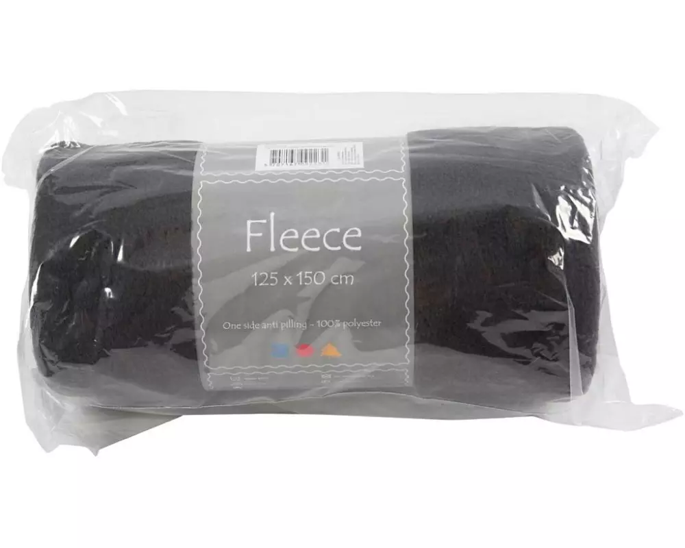 Creativ Company Fleece 150 cm x 125 cm, Grau