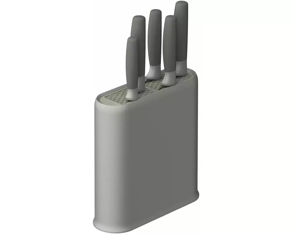 BergHOFF Messerblock-Set mit Messer Leo Balance Grau/Grün