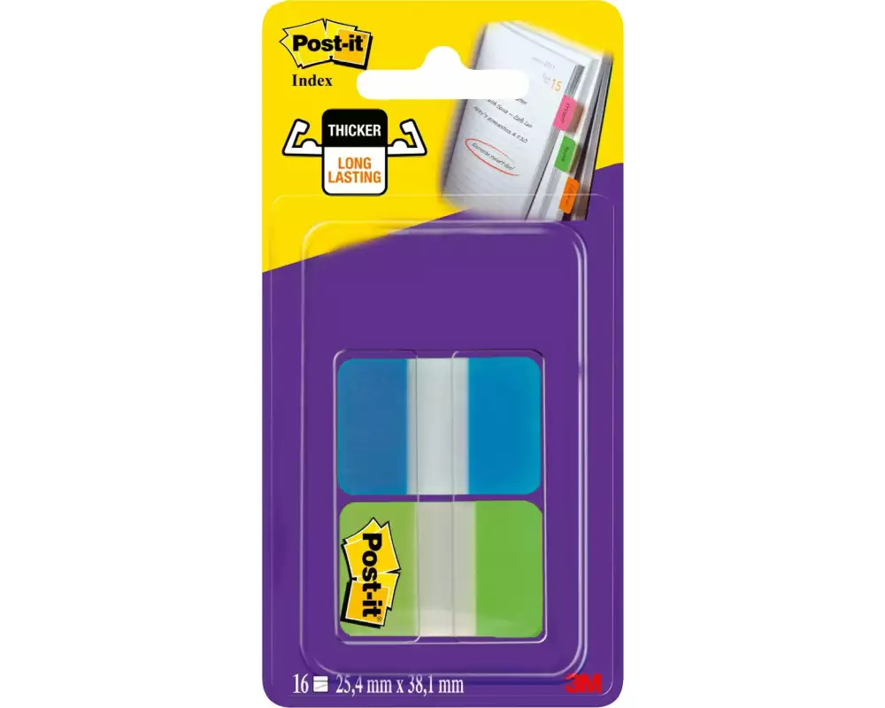 Post-it Page Marker Post-it Index Strong 2-farbig, 2 Stück