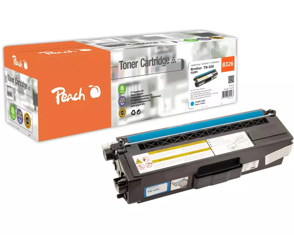 Peach Toner Brother TN-326C Cyan