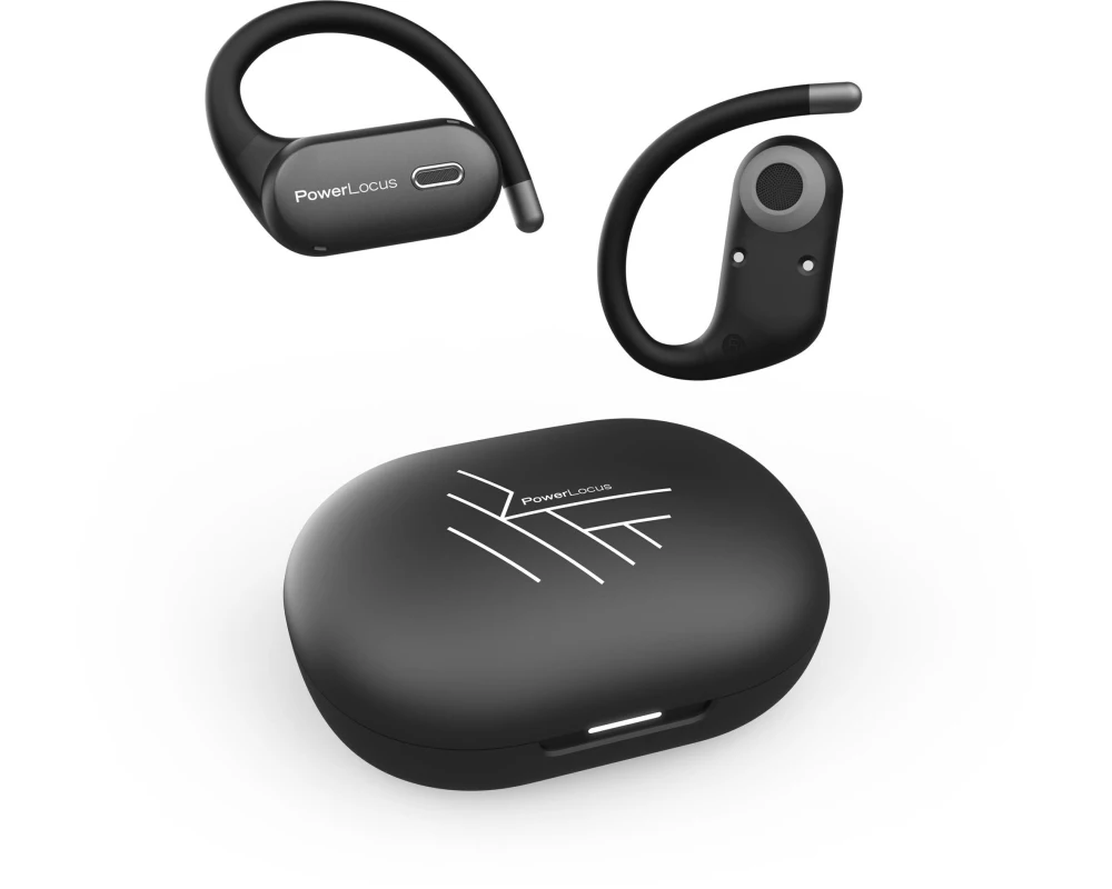 PowerLocus Move Open-Ear, Mikrofon, Bluetooth 5.3, Schwarz