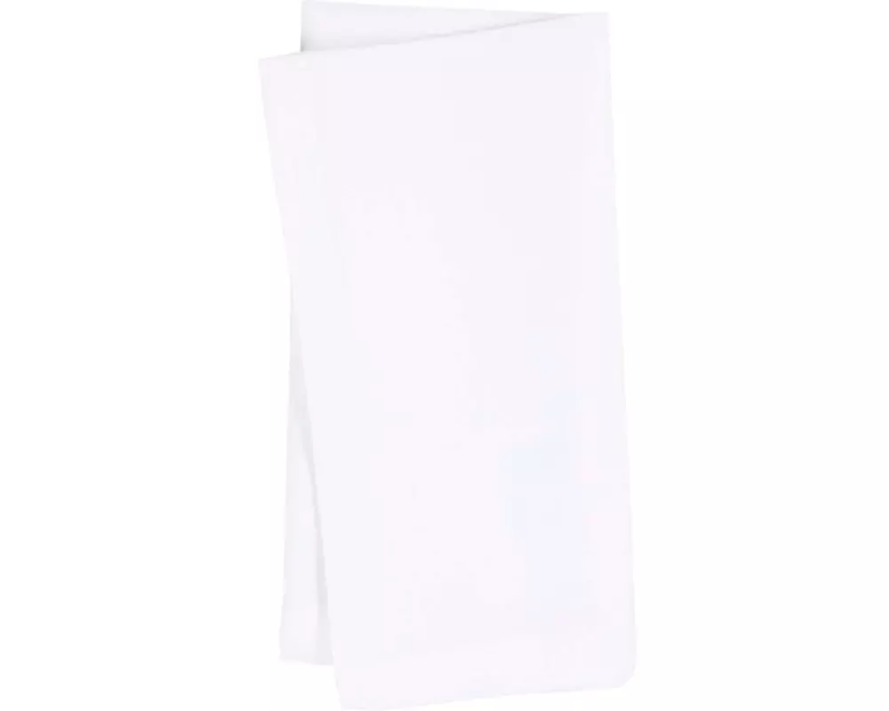 Creativ Company Stoffserviette 42 x 42 cm, Weiss, 12 Stück