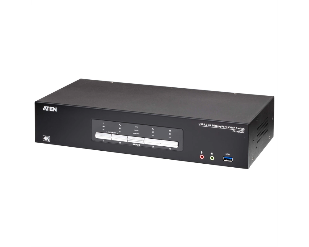ATEN CS1924ATC 4-Port USB 3.0 4K DisplayPort KVM Switch für ATC
