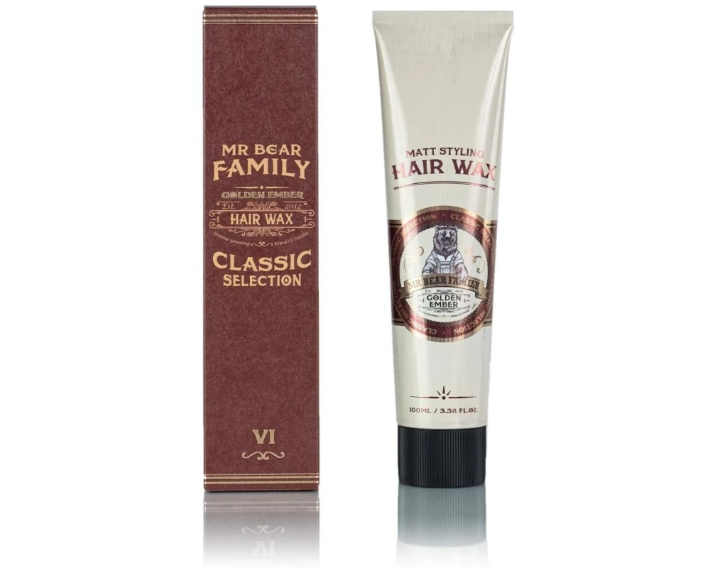 Mr. Bear Family Golden Ember Hair Wax 100 ml