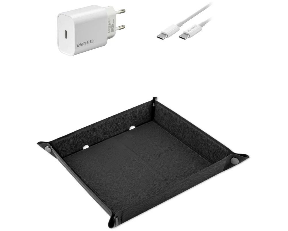 4smarts Ladestation Smarttray Schwarz