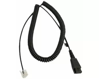 JABRA QD Cord to RJ45 coiled 0.5-2m only in connection with Jabra BIZ 2400 balanced on Siemens Openstage