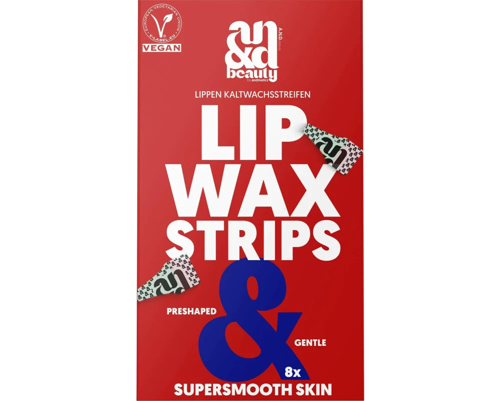 a.n.d. beauty Lip Wax Strips Set 8 Stück