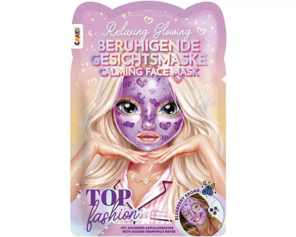 Craze CRAZE Top Fashion Gesichtsmaske Blaubeere Blaubeere