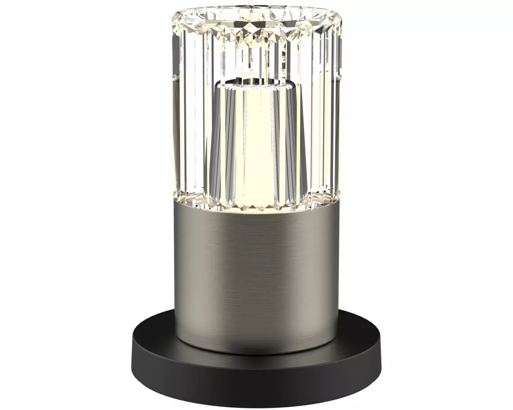 Schönenberger Tischleuchte Kristy 1Stk, Nickel gebürstet