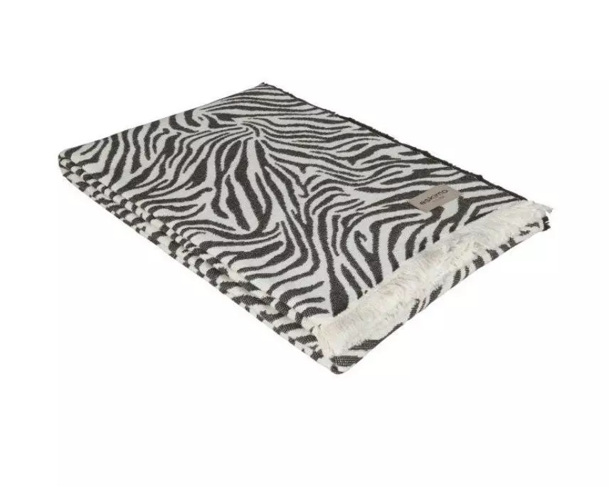 Eskimo Decke Zafari Decke 140 x 200 cm, Beige/Grau
