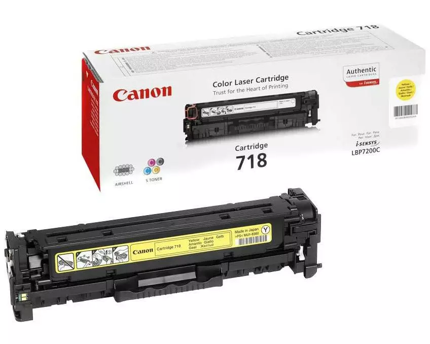 Canon Toner 718 / 2659B002 Yellow