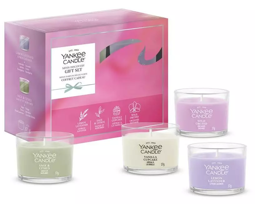 Yankee Candle Signature Geschenkset 4 Mini Filled Votives