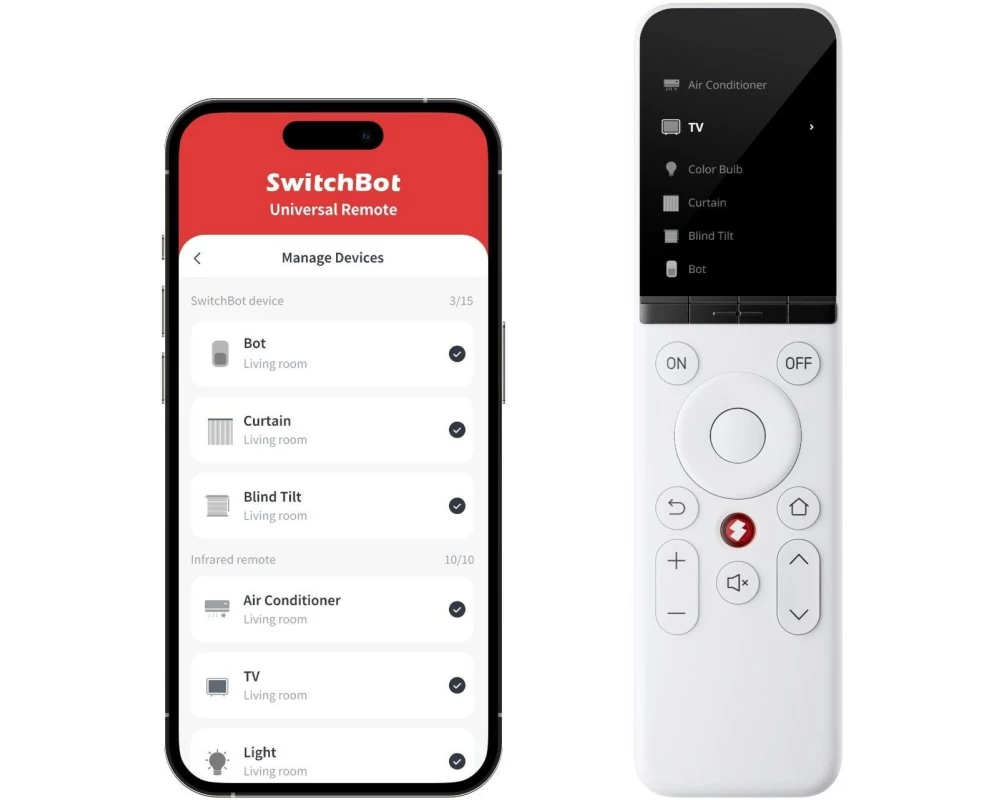 SwitchBot Universal Remote Schwarz|Weiss