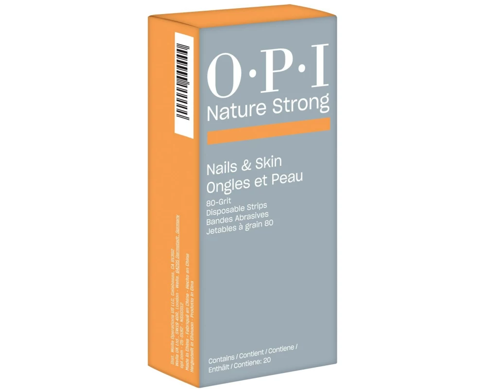 OPI Nature Strong Nails & Skin Einweg-Feilblätter 80er Körnung