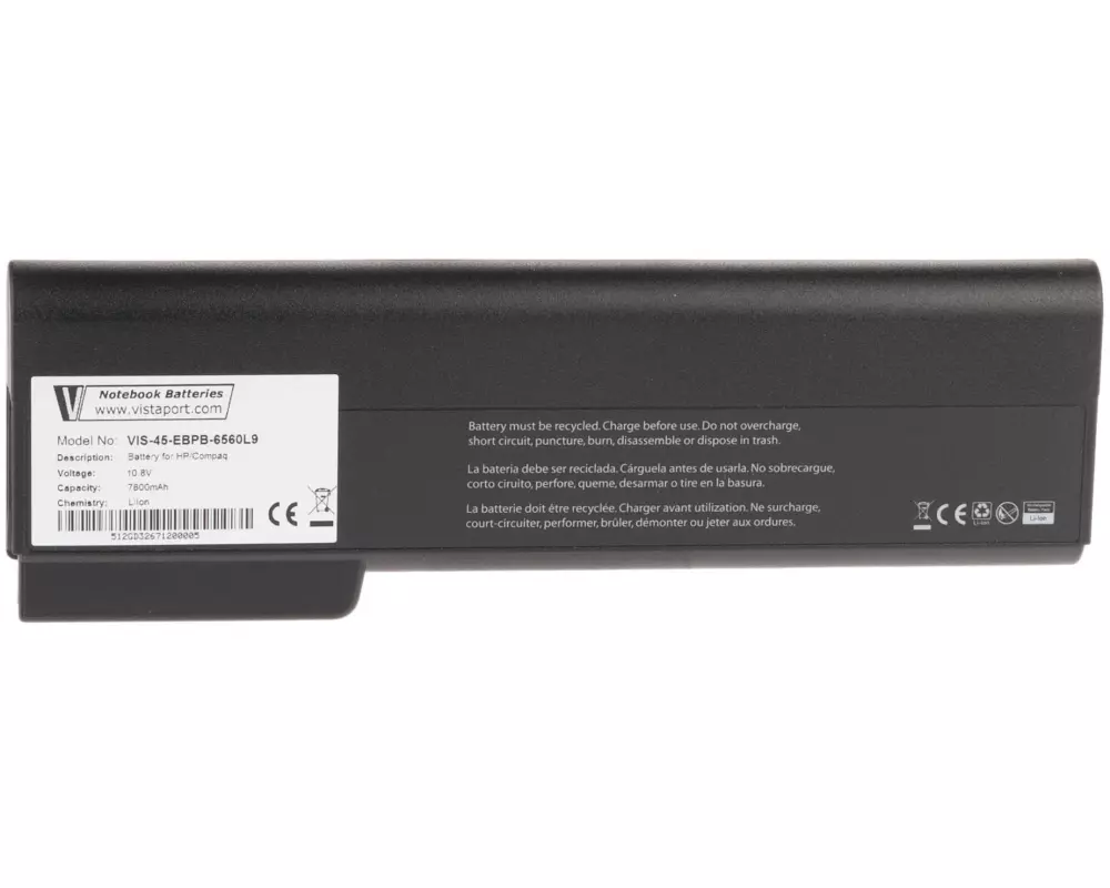 Vistaport Akku für HP 8460p/8460w/8470p/8470w