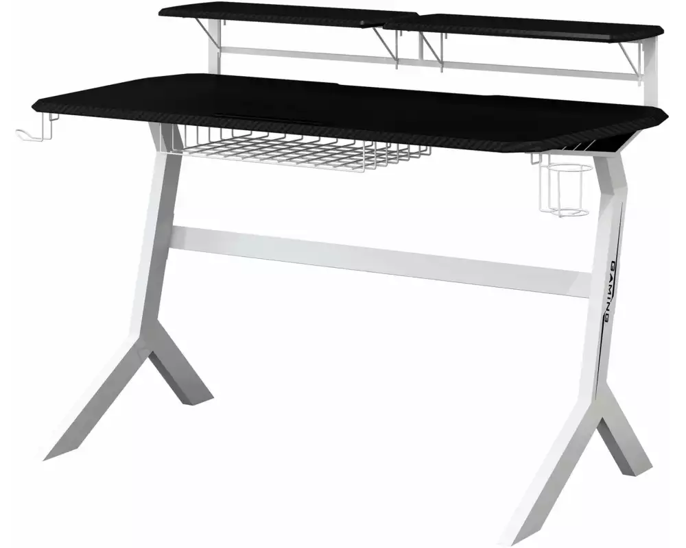 LC-Power Gaming Tisch LC-GD-1W Schwarz/Weiss