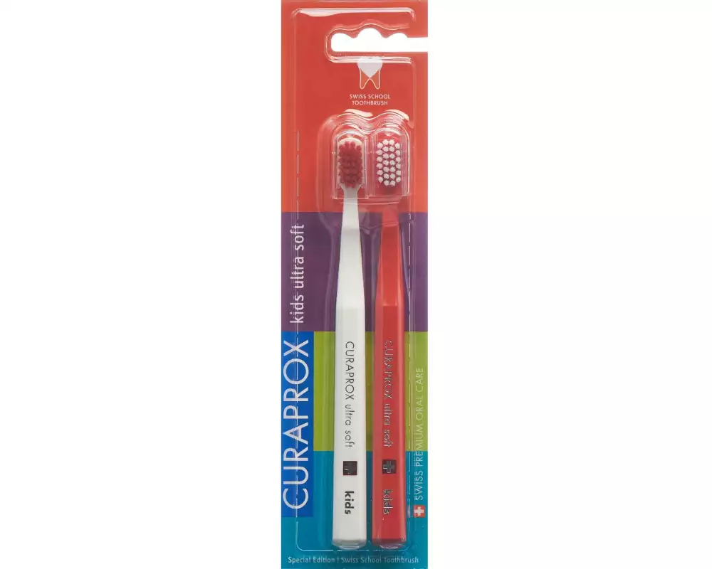 CURAPROX Handzahnbürste Kids Schule Blist 2 Stück