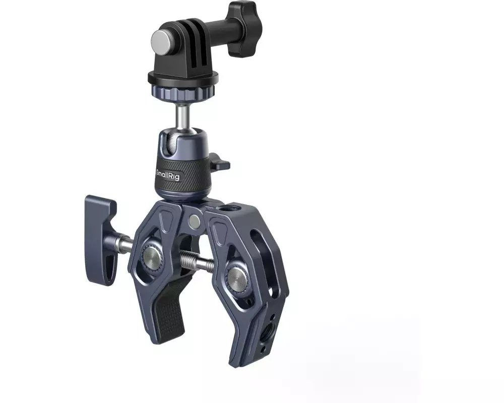 Smallrig Super Clamp mit 360°-Kugelkopfhalterung für Action-Kameras