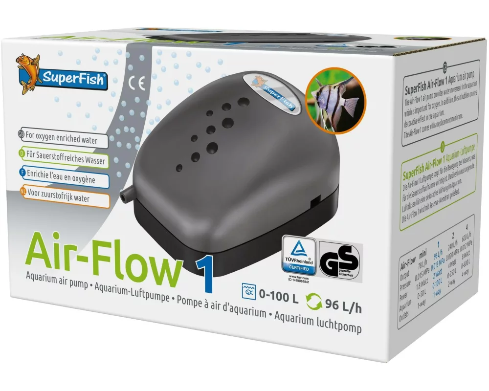 SuperFish Luftpumpe Air-Flow, 1 Ausgang