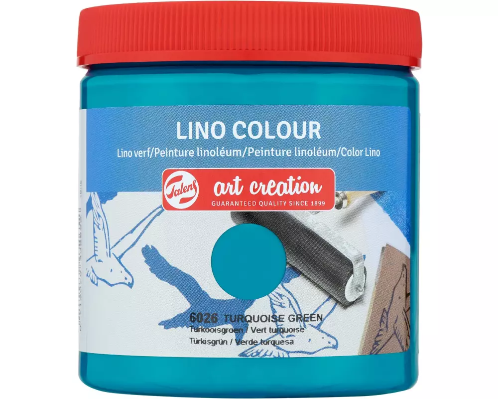 Talens Linoldruckfarbe 250 ml, Türkis