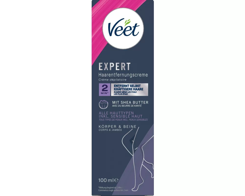 Veet Haarentfernungscreme Körper und Beine Expert 100 ml