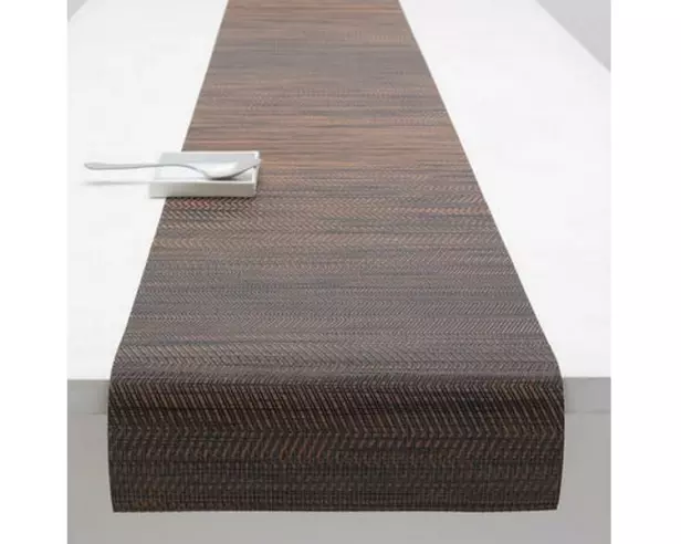 Chilewich Tischläufer Wave Braun, 36 x 183 cm