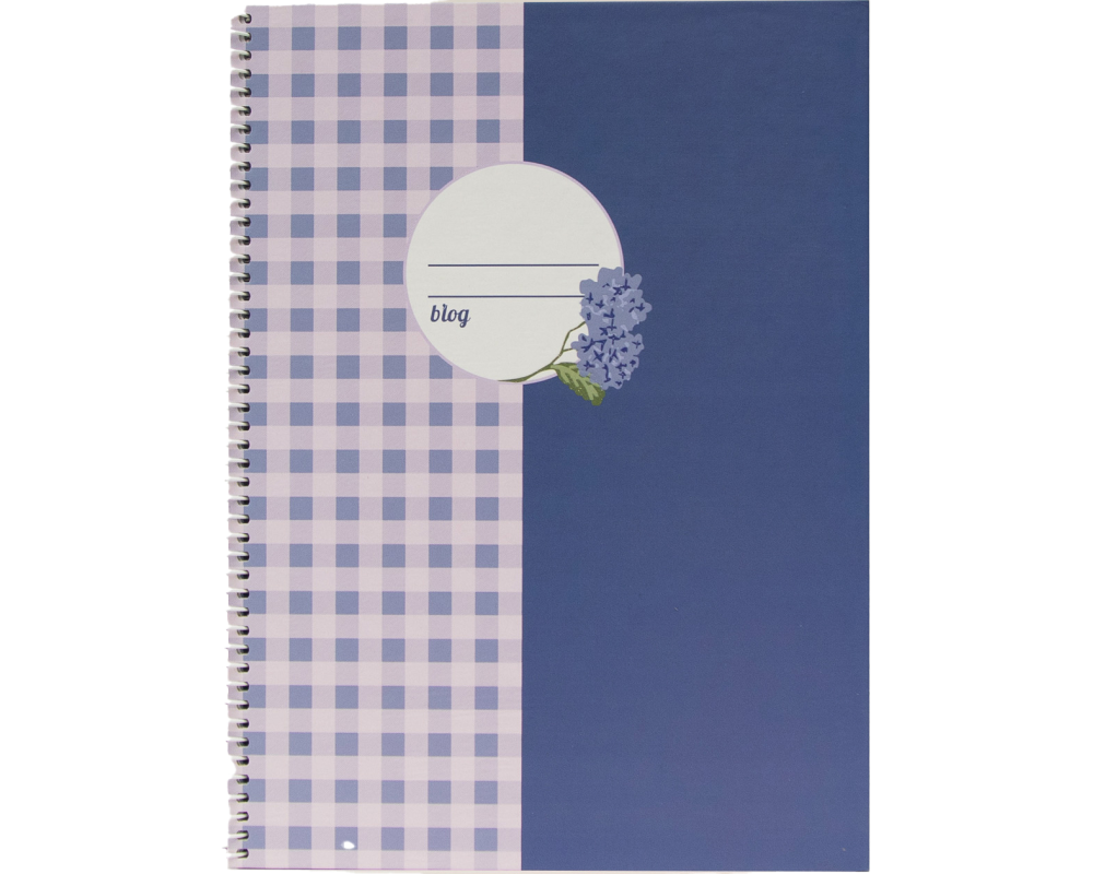 ANCOR Spiralbuch Hardcover A5 130492 Provence Vichy, kariert 80 Bl.