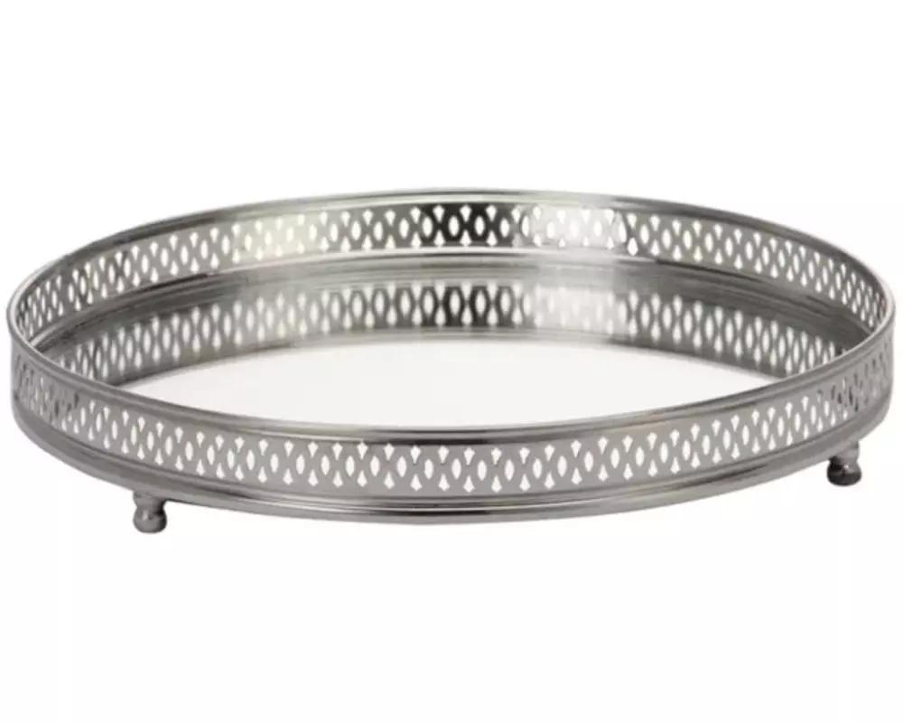 Lene Bjerre Dekoschale Bethel Ø 25 cm, 1 Stück, Silber