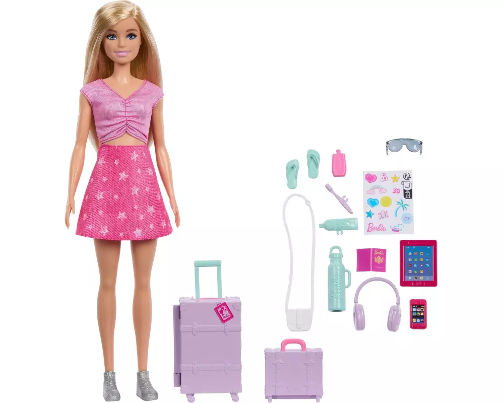 Barbie Barbie Family & Friends Modepuppe mit Reisezubehör