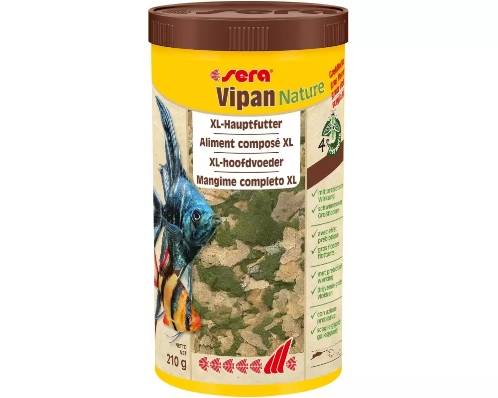 sera Vipan Nature Grossflocke, 1000 ml, 210g