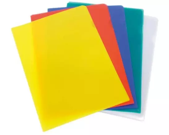 office focus Sichthülle Office Focus A4 genarbt Assortiert, 100 Stück