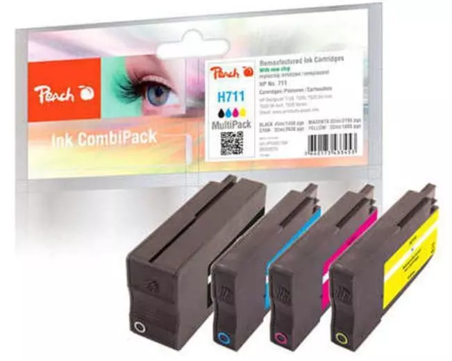 Peach Tinte HP Nr. 711 Multipack