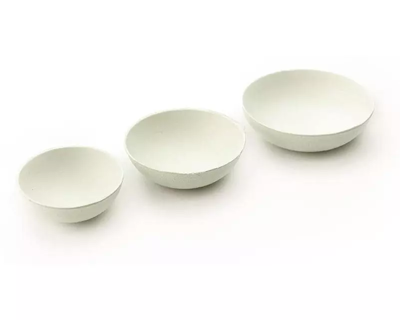 Sier Fingerfood-Schale Bagastro 5 cm, 80 Stück, Weiss