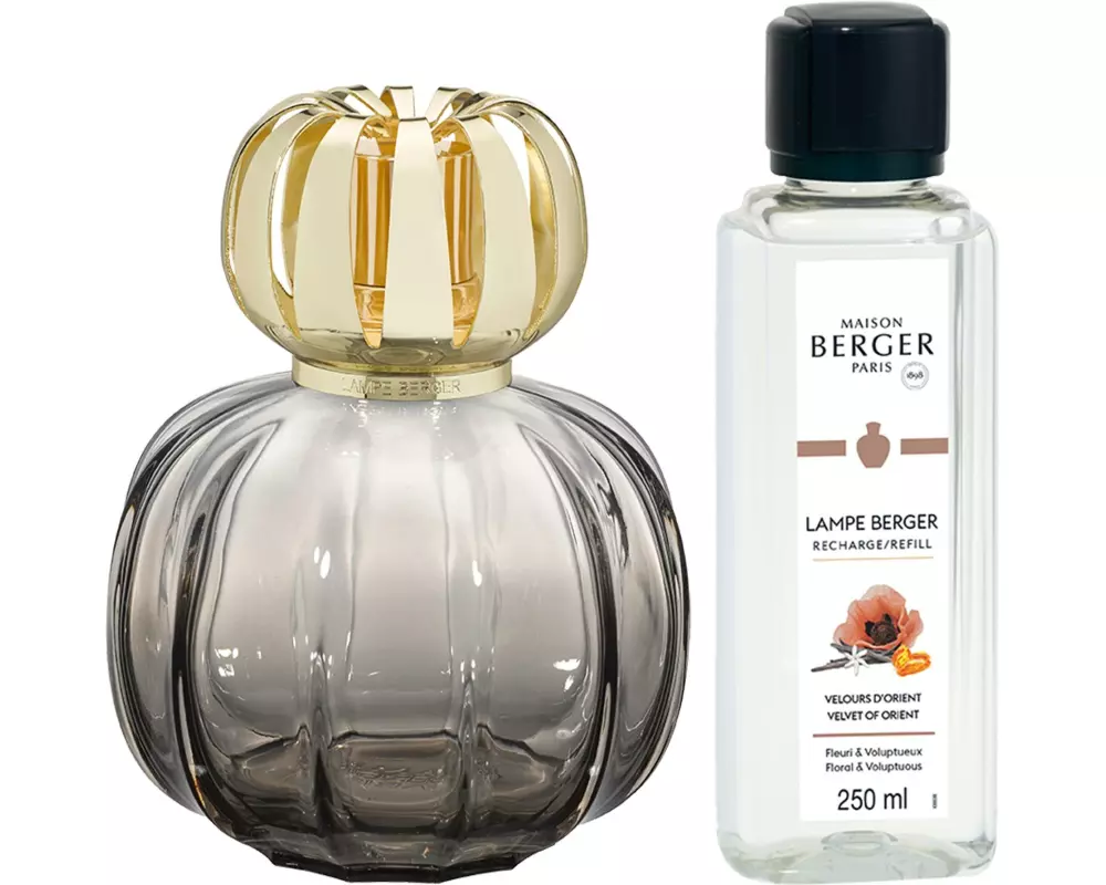 Maison Berger Duftlampe + Velours dOrient 370 ml, Grau