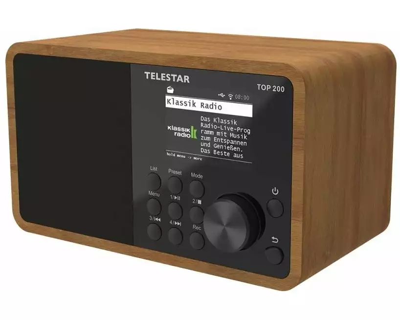 Telestar Internet Radio TOP 200 Braun/Holz