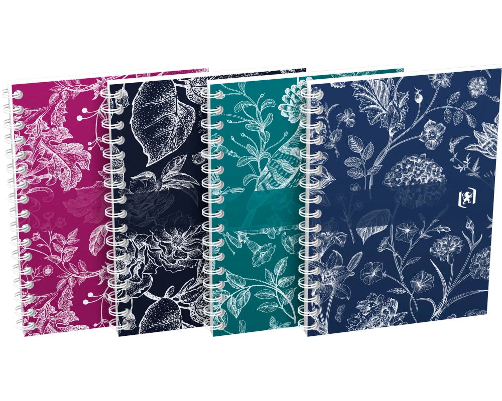 OXFORD Spiralheft Romance A6 400187853 ass. kariert 50 Blatt