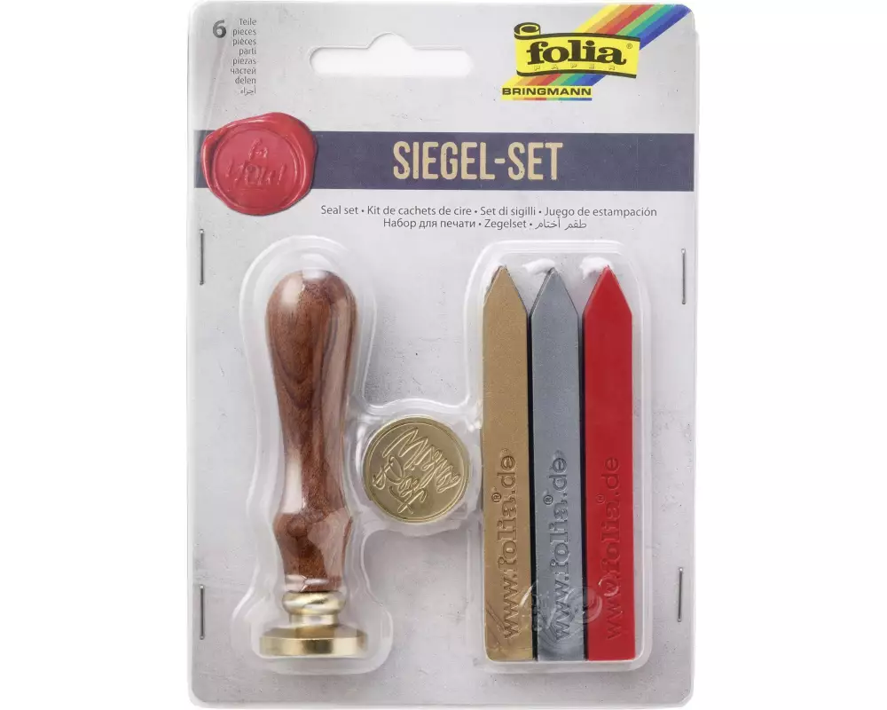 Folia Set mit Siegelwachs