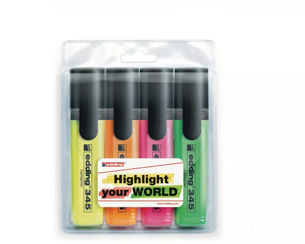 edding Textmarker 345 4 Stück