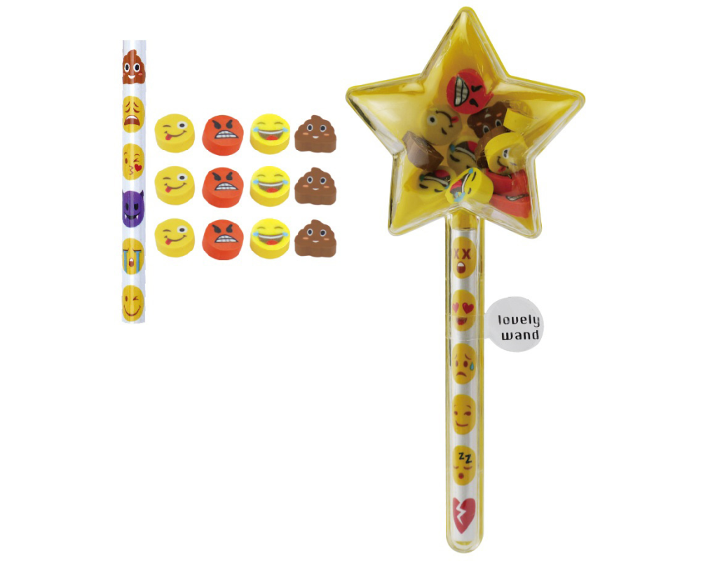 ROOST Schreibset HSST-064 Smiley 65x150x38mm