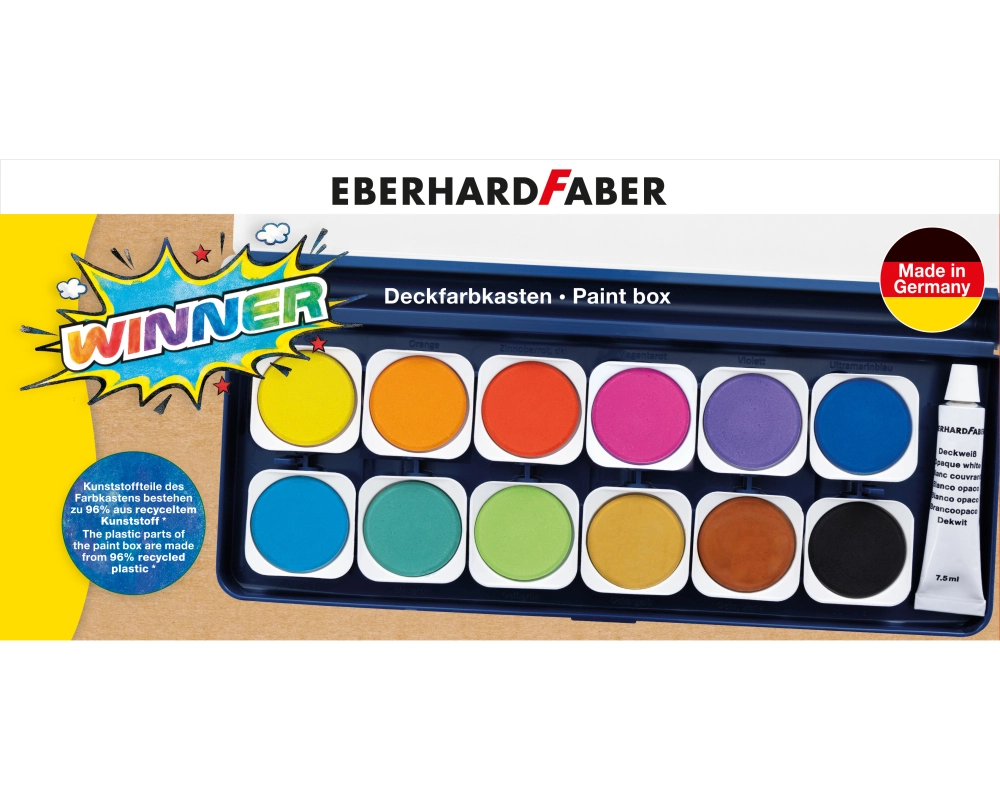 EBERHARD FABER Malkasten Winner 578314 12 Farben