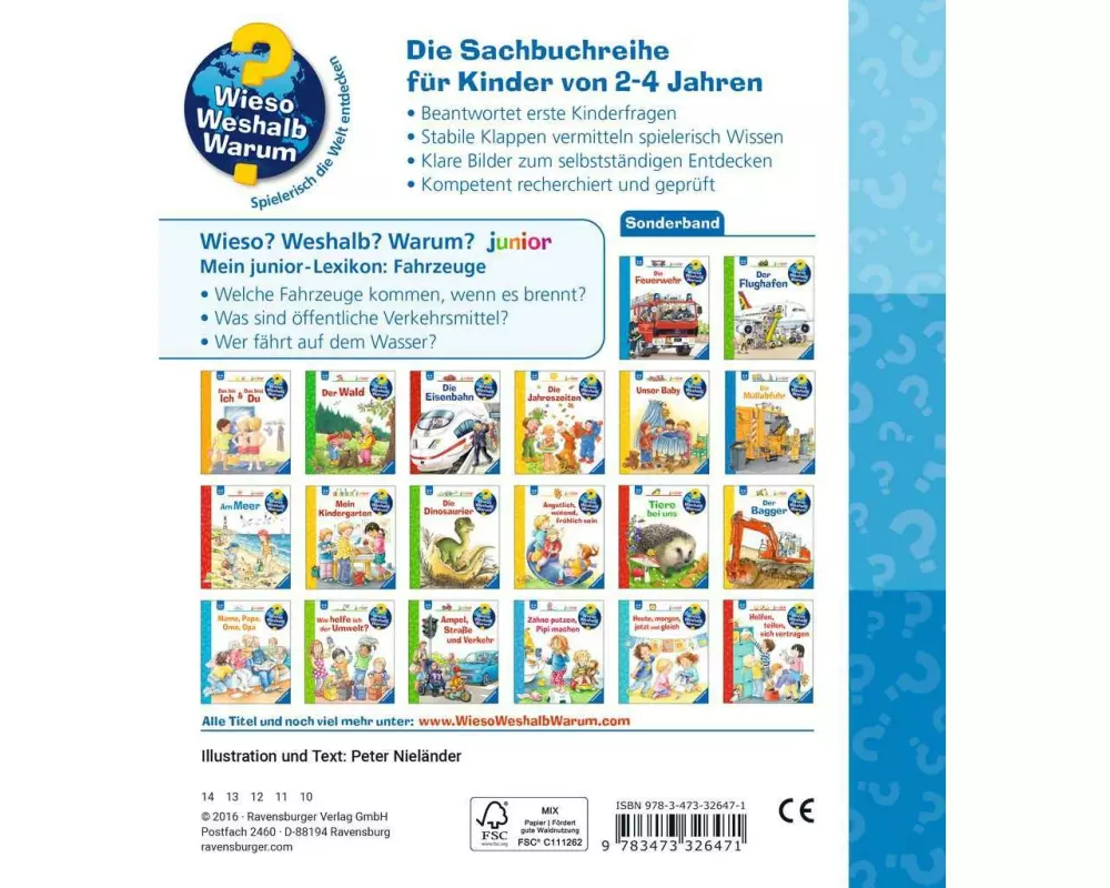 Ravensburger Kinder-Sachbuch Lexikon Fahrzeuge