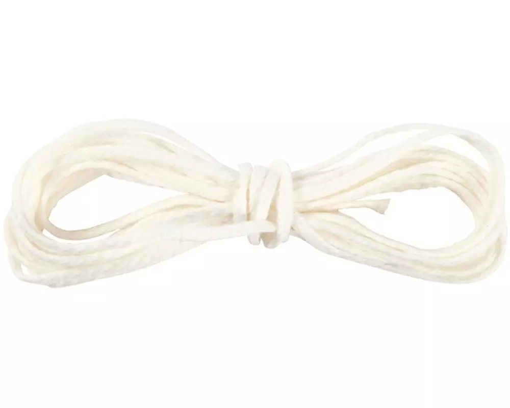 Creativ Company Kerzendocht 3 m x 3 mm, Weiss