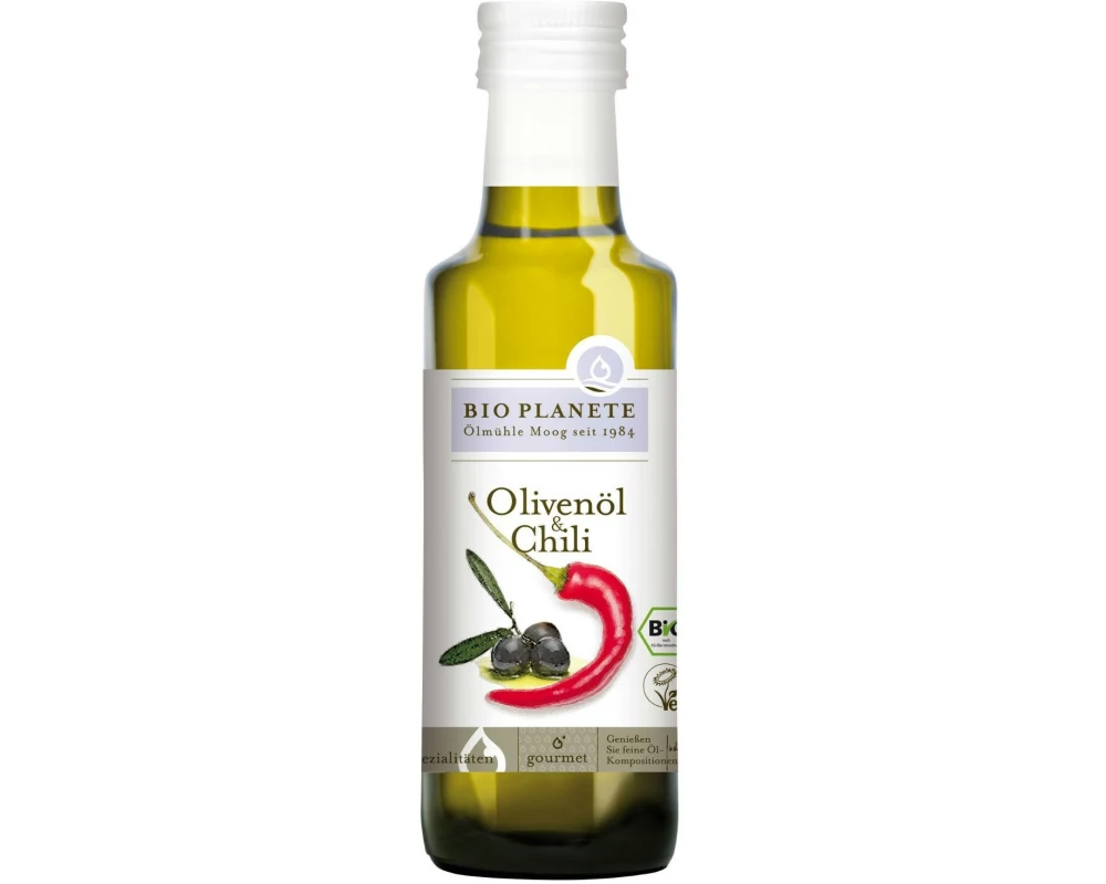 Bio Planete Olivenöl und Chili 100 ml