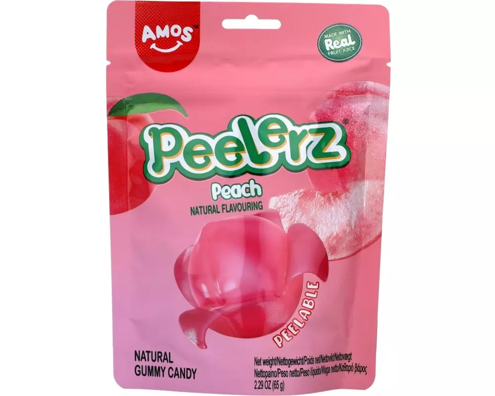 Amos Fruchtgummi Peelerz Peach 65 g