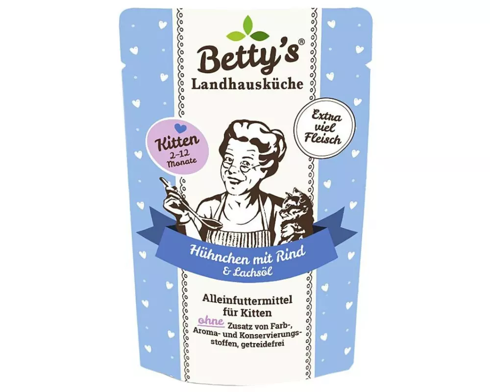 Betty's Landhausküche Nassfutter Hühnchen mit Rind, 100 g