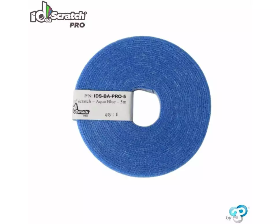 Patchsee Klettband-Rolle ID-SCRATCH-PRO Aqua