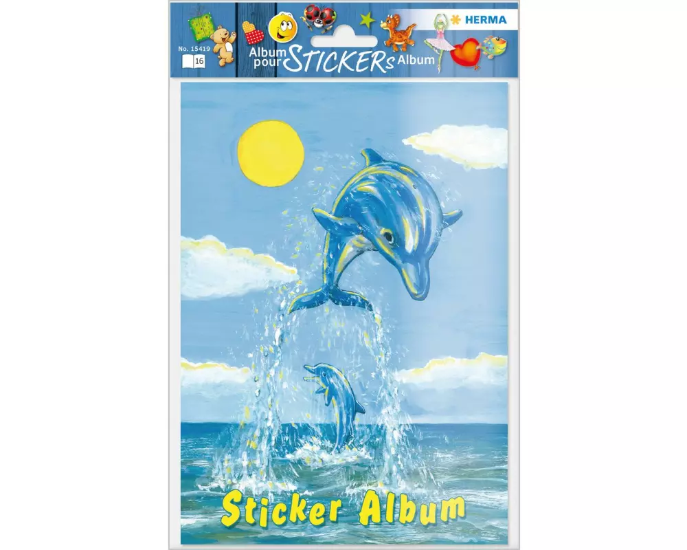 Herma Stickers Motivsticker Der kleine Delfin 16 Stück