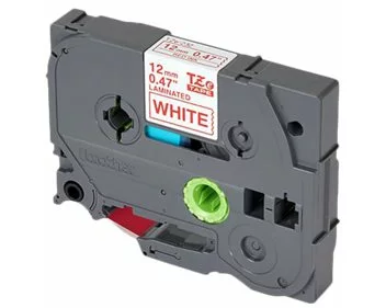 Brother P-Touch TZE-232 red on white 12mm