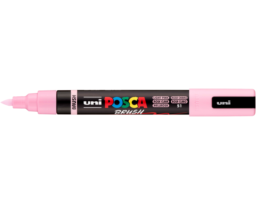 POSCA Brush Marker 1-4mm PC-5BRL.PINK hellrosa