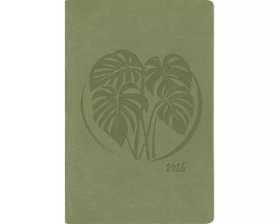 Simplex Wochenagenda Ladytimer 75 x 11.2 cm, 2026, Olivgrün